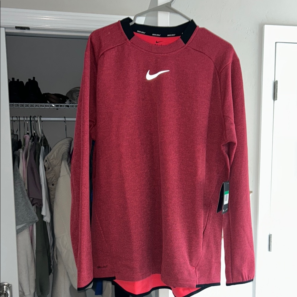 Nike Red Long Sleeve Shirt